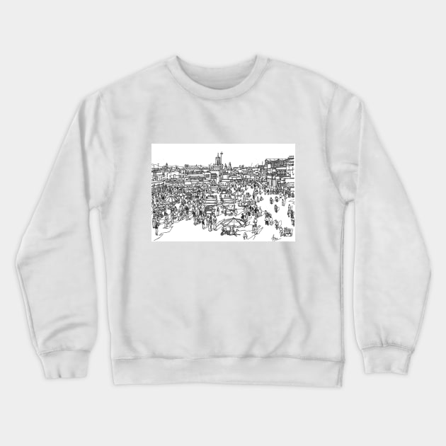 Marrakesh Crewneck Sweatshirt by valery in the gallery